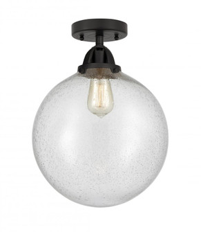 Beacon - 1 Light - 12 inch - Matte Black - Semi-Flush Mount (3442|288-1C-BK-G204-12)