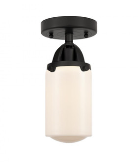 Dover - 1 Light - 5 inch - Matte Black - Semi-Flush Mount (3442|288-1C-BK-G311)