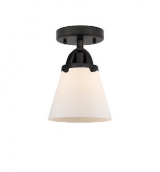 Cone - 1 Light - 6 inch - Matte Black - Semi-Flush Mount (3442|288-1C-BK-G61)