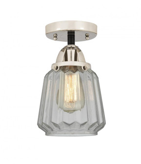 Chatham - 1 Light - 7 inch - Black Polished Nickel - Semi-Flush Mount (3442|288-1C-BPN-G142)