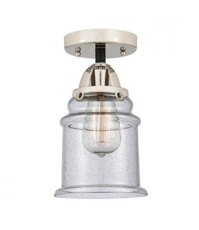 Canton - 1 Light - 6 inch - Black Polished Nickel - Semi-Flush Mount (3442|288-1C-BPN-G184-LED)