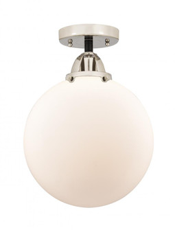 Beacon - 1 Light - 10 inch - Black Polished Nickel - Semi-Flush Mount (3442|288-1C-BPN-G201-10)