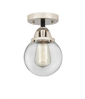 Beacon - 1 Light - 6 inch - Black Polished Nickel - Semi-Flush Mount (3442|288-1C-BPN-G202-6)