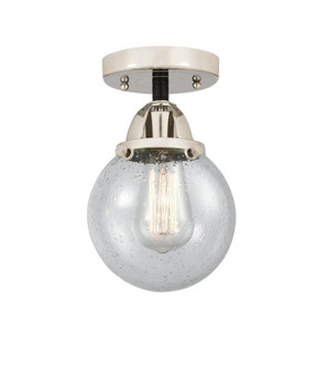 Beacon - 1 Light - 6 inch - Black Polished Nickel - Semi-Flush Mount (3442|288-1C-BPN-G204-6)