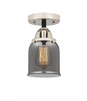Bell - 1 Light - 5 inch - Black Polished Nickel - Semi-Flush Mount (3442|288-1C-BPN-G53)