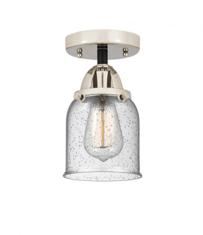 Bell - 1 Light - 5 inch - Black Polished Nickel - Semi-Flush Mount (3442|288-1C-BPN-G54-LED)