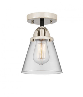 Cone - 1 Light - 6 inch - Black Polished Nickel - Semi-Flush Mount (3442|288-1C-BPN-G62)