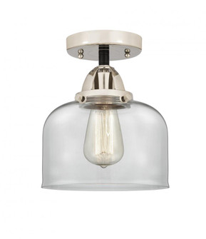 Bell - 1 Light - 8 inch - Black Polished Nickel - Semi-Flush Mount (3442|288-1C-BPN-G72-LED)