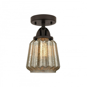 Chatham - 1 Light - 7 inch - Oil Rubbed Bronze - Semi-Flush Mount (3442|288-1C-OB-G146)
