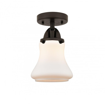 Bellmont - 1 Light - 6 inch - Oil Rubbed Bronze - Semi-Flush Mount (3442|288-1C-OB-G191-LED)
