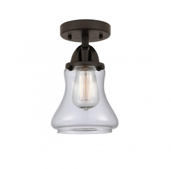 Bellmont - 1 Light - 6 inch - Oil Rubbed Bronze - Semi-Flush Mount (3442|288-1C-OB-G192-LED)