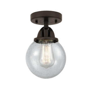 Beacon - 1 Light - 6 inch - Oil Rubbed Bronze - Semi-Flush Mount (3442|288-1C-OB-G204-6-LED)