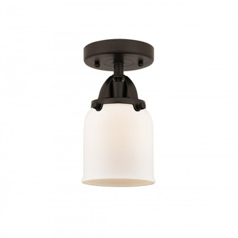Bell - 1 Light - 5 inch - Oil Rubbed Bronze - Semi-Flush Mount (3442|288-1C-OB-G51-LED)
