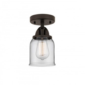 Bell - 1 Light - 5 inch - Oil Rubbed Bronze - Semi-Flush Mount (3442|288-1C-OB-G52-LED)