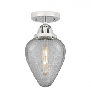 Geneseo - 1 Light - 7 inch - Polished Chrome - Semi-Flush Mount (3442|288-1C-PC-G165-LED)
