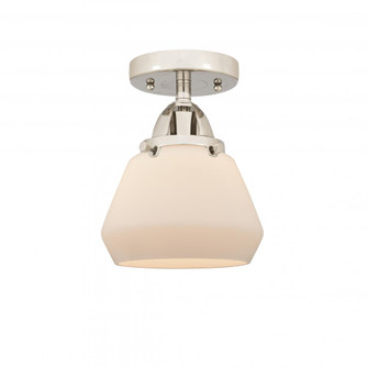 Fulton - 1 Light - 7 inch - Polished Nickel - Semi-Flush Mount (3442|288-1C-PN-G171-LED)