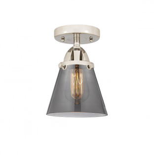 Cone - 1 Light - 6 inch - Polished Nickel - Semi-Flush Mount (3442|288-1C-PN-G63)
