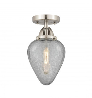 Geneseo - 1 Light - 7 inch - Brushed Satin Nickel - Semi-Flush Mount (3442|288-1C-SN-G165)