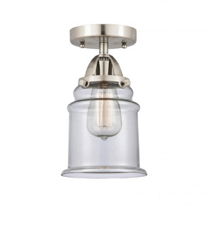 Canton - 1 Light - 6 inch - Brushed Satin Nickel - Semi-Flush Mount (3442|288-1C-SN-G182)
