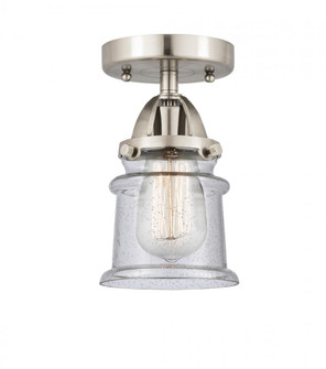 Canton - 1 Light - 5 inch - Brushed Satin Nickel - Semi-Flush Mount (3442|288-1C-SN-G184S)