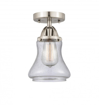 Bellmont - 1 Light - 6 inch - Brushed Satin Nickel - Semi-Flush Mount (3442|288-1C-SN-G194-LED)
