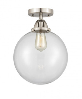 Beacon - 1 Light - 10 inch - Brushed Satin Nickel - Semi-Flush Mount (3442|288-1C-SN-G202-10)