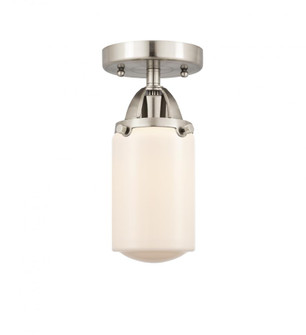 Dover - 1 Light - 5 inch - Brushed Satin Nickel - Semi-Flush Mount (3442|288-1C-SN-G311-LED)