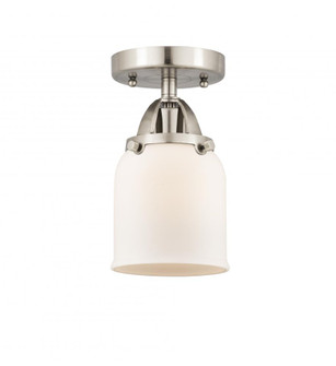 Bell - 1 Light - 5 inch - Brushed Satin Nickel - Semi-Flush Mount (3442|288-1C-SN-G51-LED)