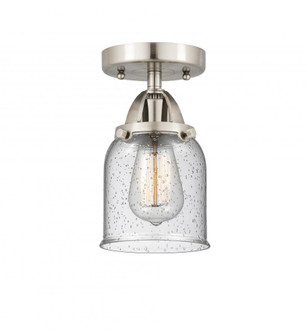 Bell - 1 Light - 5 inch - Brushed Satin Nickel - Semi-Flush Mount (3442|288-1C-SN-G54)