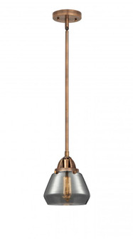 Fulton - 1 Light - 7 inch - Antique Copper - Stem hung - Mini Pendant (3442|288-1S-AC-G173-LED)