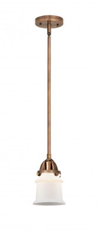 Canton - 1 Light - 5 inch - Antique Copper - Stem hung - Mini Pendant (3442|288-1S-AC-G181S)