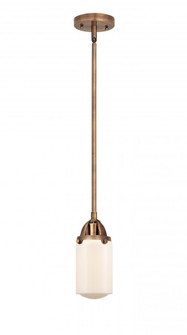 Dover - 1 Light - 5 inch - Antique Copper - Stem hung - Mini Pendant (3442|288-1S-AC-G311-LED)