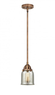 Bell - 1 Light - 5 inch - Antique Copper - Stem hung - Mini Pendant (3442|288-1S-AC-G58-LED)