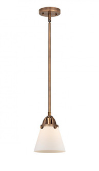 Cone - 1 Light - 6 inch - Antique Copper - Stem hung - Mini Pendant (3442|288-1S-AC-G61)