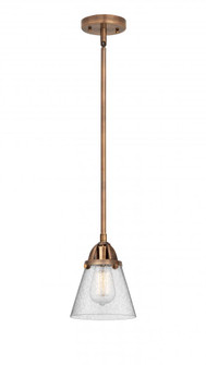Cone - 1 Light - 6 inch - Antique Copper - Stem hung - Mini Pendant (3442|288-1S-AC-G64)