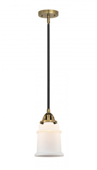 Canton - 1 Light - 6 inch - Black Antique Brass - Stem hung - Mini Pendant (3442|288-1S-BAB-G181-LED)