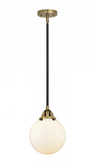 Beacon - 1 Light - 8 inch - Black Antique Brass - Stem hung - Mini Pendant (3442|288-1S-BAB-G201-8-LED)