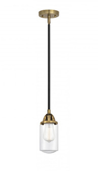 Dover - 1 Light - 5 inch - Black Antique Brass - Stem hung - Mini Pendant (3442|288-1S-BAB-G312-LED)