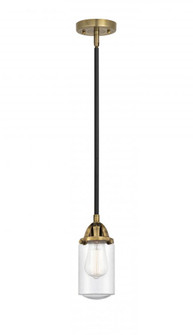 Dover - 1 Light - 5 inch - Black Antique Brass - Stem hung - Mini Pendant (3442|288-1S-BAB-G314-LED)