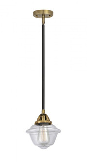 Oxford - 1 Light - 8 inch - Black Antique Brass - Stem hung - Mini Pendant (3442|288-1S-BAB-G532-LED)