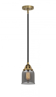 Bell - 1 Light - 5 inch - Black Antique Brass - Stem hung - Mini Pendant (3442|288-1S-BAB-G53-LED)