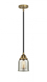 Bell - 1 Light - 5 inch - Black Antique Brass - Stem hung - Mini Pendant (3442|288-1S-BAB-G58)