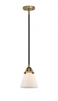 Cone - 1 Light - 6 inch - Black Antique Brass - Stem hung - Mini Pendant (3442|288-1S-BAB-G61-LED)