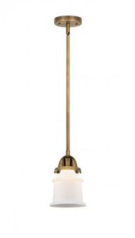 Canton - 1 Light - 5 inch - Brushed Brass - Stem hung - Mini Pendant (3442|288-1S-BB-G181S)