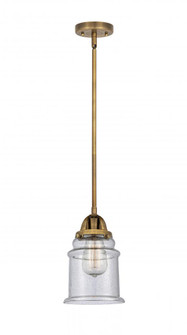 Canton - 1 Light - 6 inch - Brushed Brass - Stem hung - Mini Pendant (3442|288-1S-BB-G184)