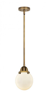 Beacon - 1 Light - 6 inch - Brushed Brass - Stem hung - Mini Pendant (3442|288-1S-BB-G201-6)
