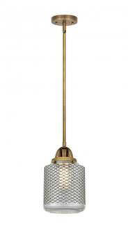 Stanton - 1 Light - 6 inch - Brushed Brass - Cord hung - Mini Pendant (3442|288-1S-BB-G262)