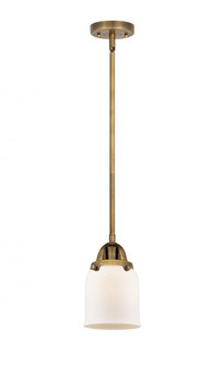 Bell - 1 Light - 5 inch - Brushed Brass - Stem hung - Mini Pendant (3442|288-1S-BB-G51)