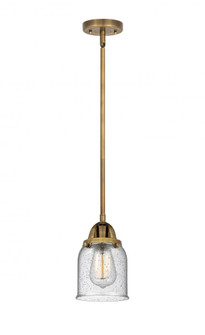 Bell - 1 Light - 5 inch - Brushed Brass - Stem hung - Mini Pendant (3442|288-1S-BB-G54-LED)