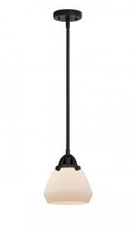 Fulton - 1 Light - 7 inch - Matte Black - Stem hung - Mini Pendant (3442|288-1S-BK-G171-LED)